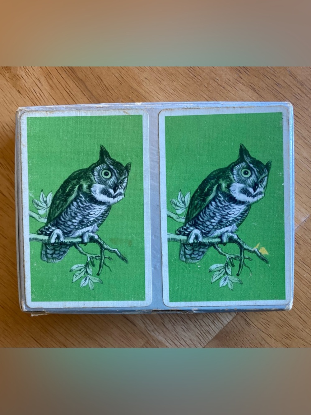 1950’s Green Owl Canasta card set